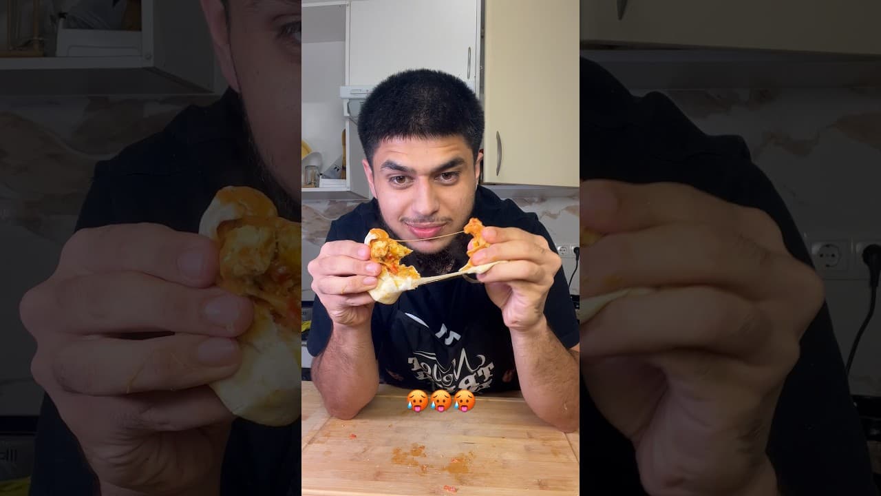 Triángulos crujientes de pollo pimiento y queso 🤤