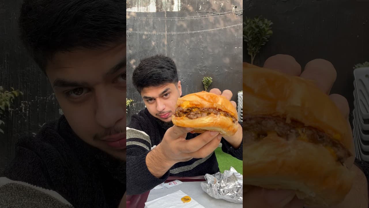 Smash burger baratísima en Pakistan 🇵🇰