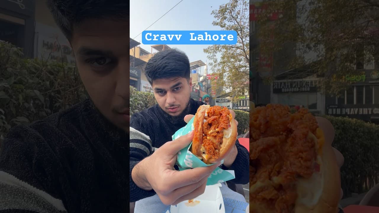 Burger de pollo rebozado en Pakistan 🇵🇰